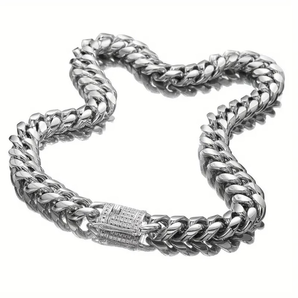 Hip Hop Chunky Silver Jewelry Timeless Elegance - image 1